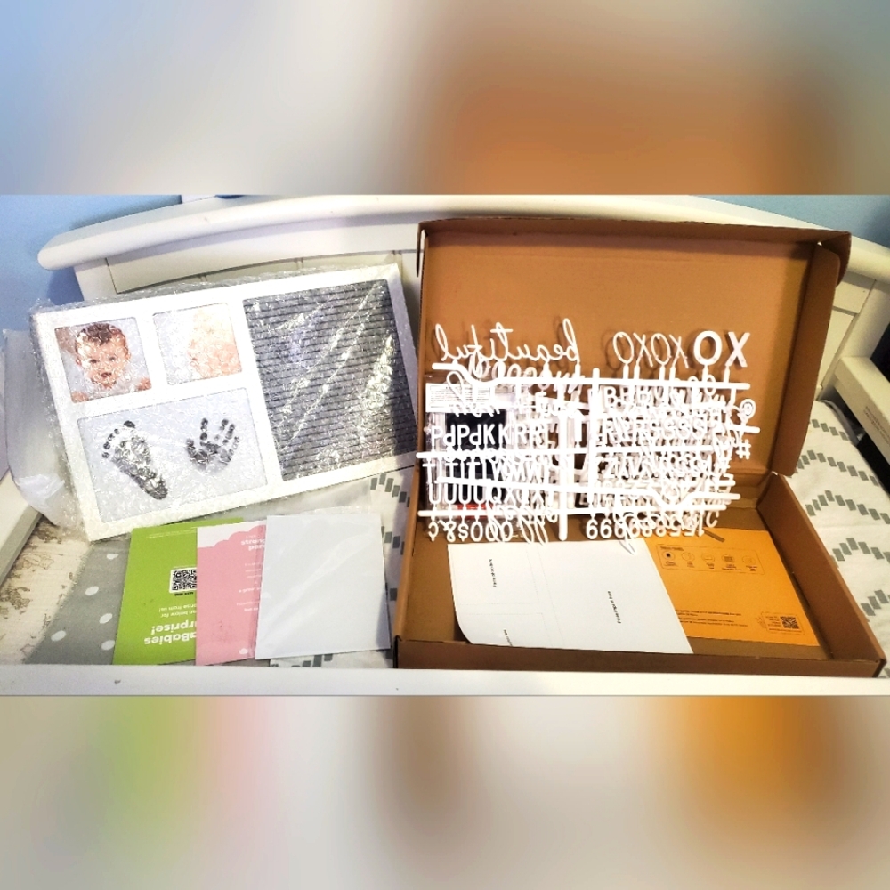 Heartfelt Clean Touch Inkless Hand And Footprint Frame Kit